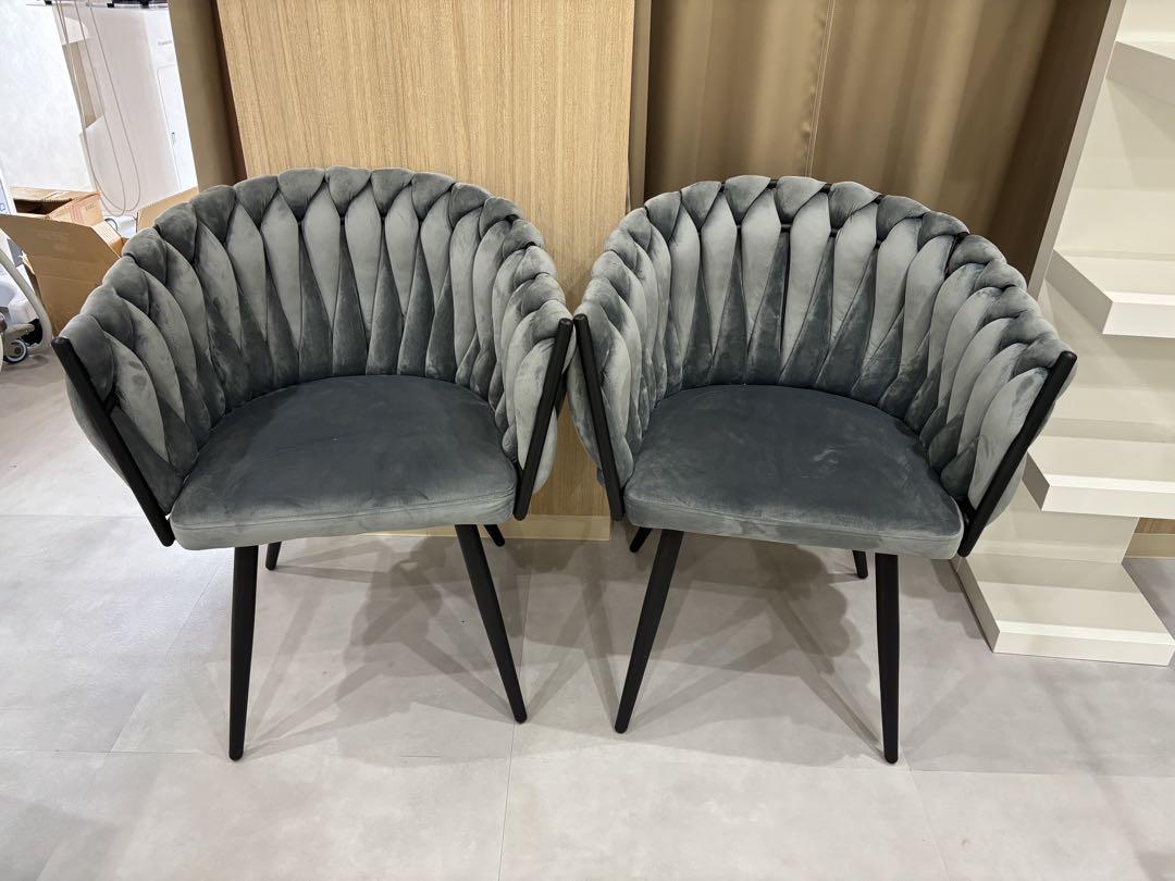 サンコウ フラワー R23-40 ダイニングチェア 2脚セット