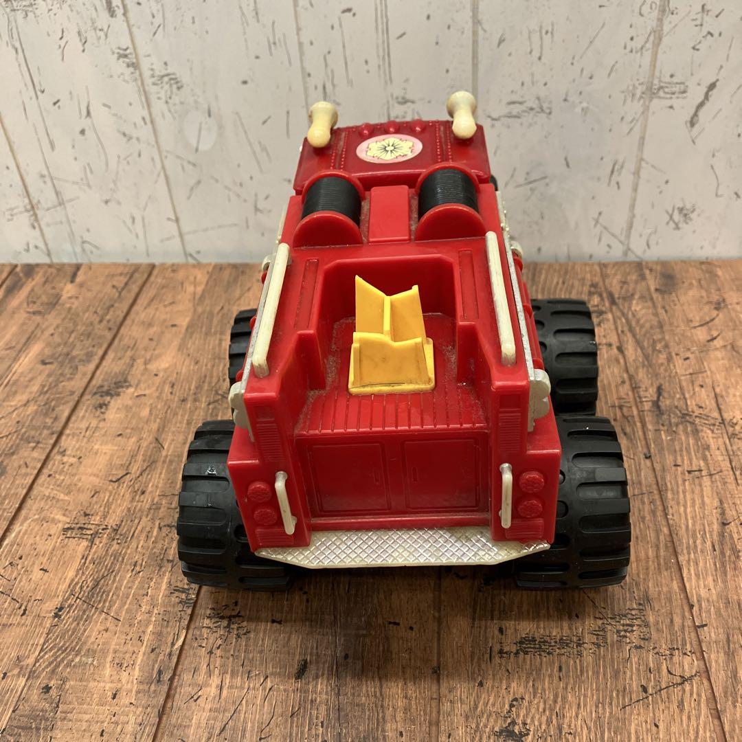 昭和レトロ 消防車 モンスタートラック ミニカー 玩具 押すと
