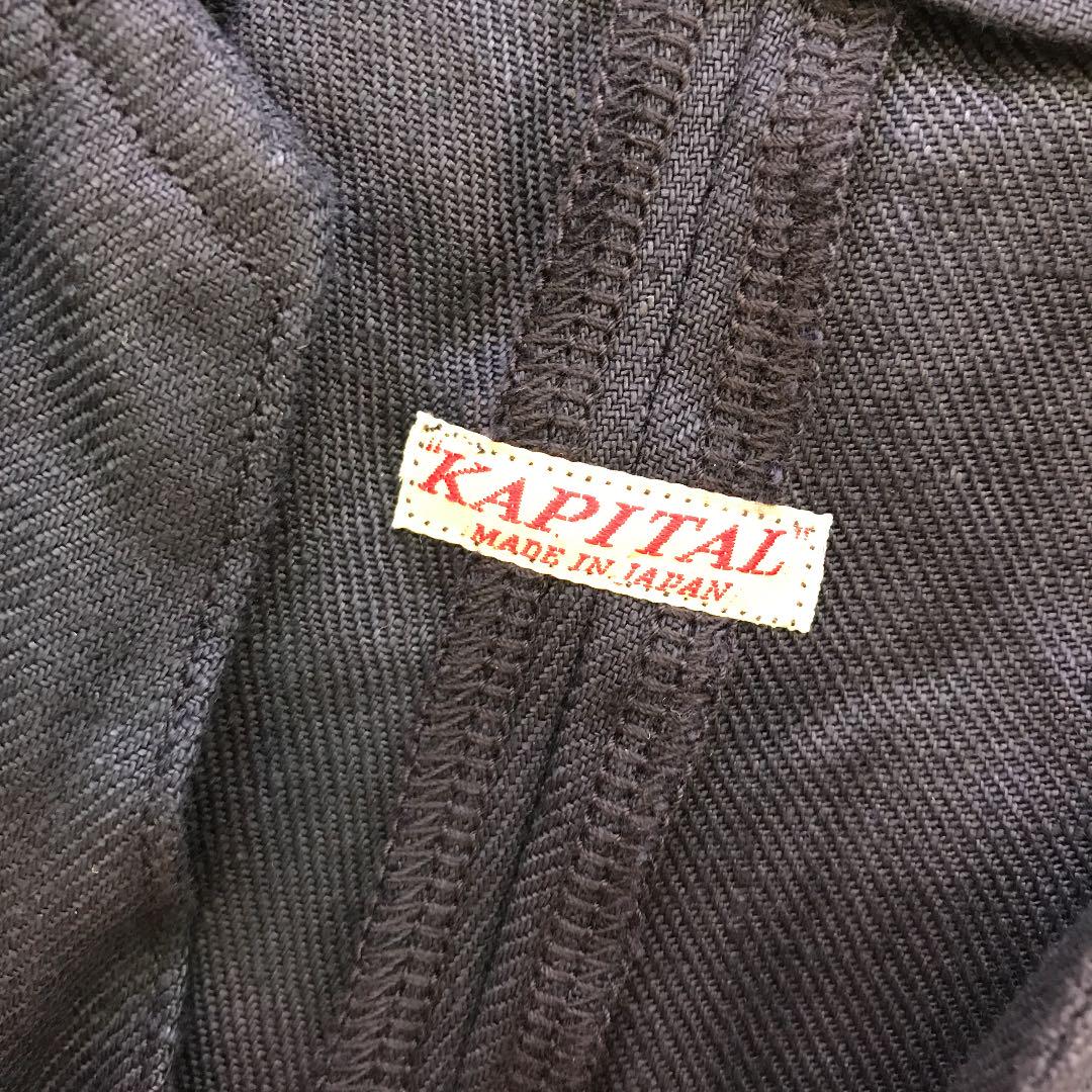 Kapital ベルローブ コート ポンチョ アウター Xsnmf-m10197664773 キャピタル メルトン 鶯 好評超激得