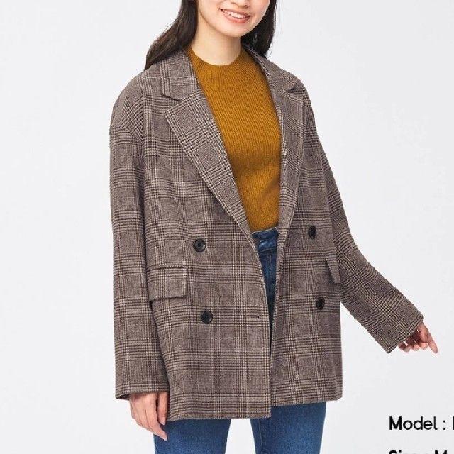 限定品】 オーバーサイズダブルブレストジャケット soerte 【★安心の定価販売★】 soerte オーバーサイズダブルブレストジャケット テーラードジャケット
