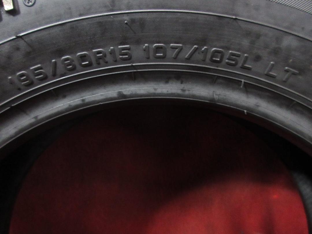 タイヤ 4本 195/80R15 107/105L LT ★14593T 画像8