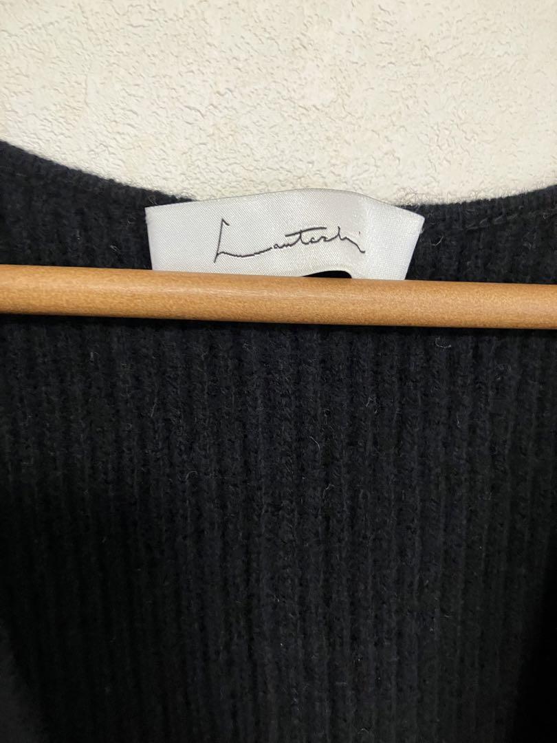 ◆LAUTASHI◆ ラウタシー ジレ風ロングワンピース 新品 未使用 黒 画像4