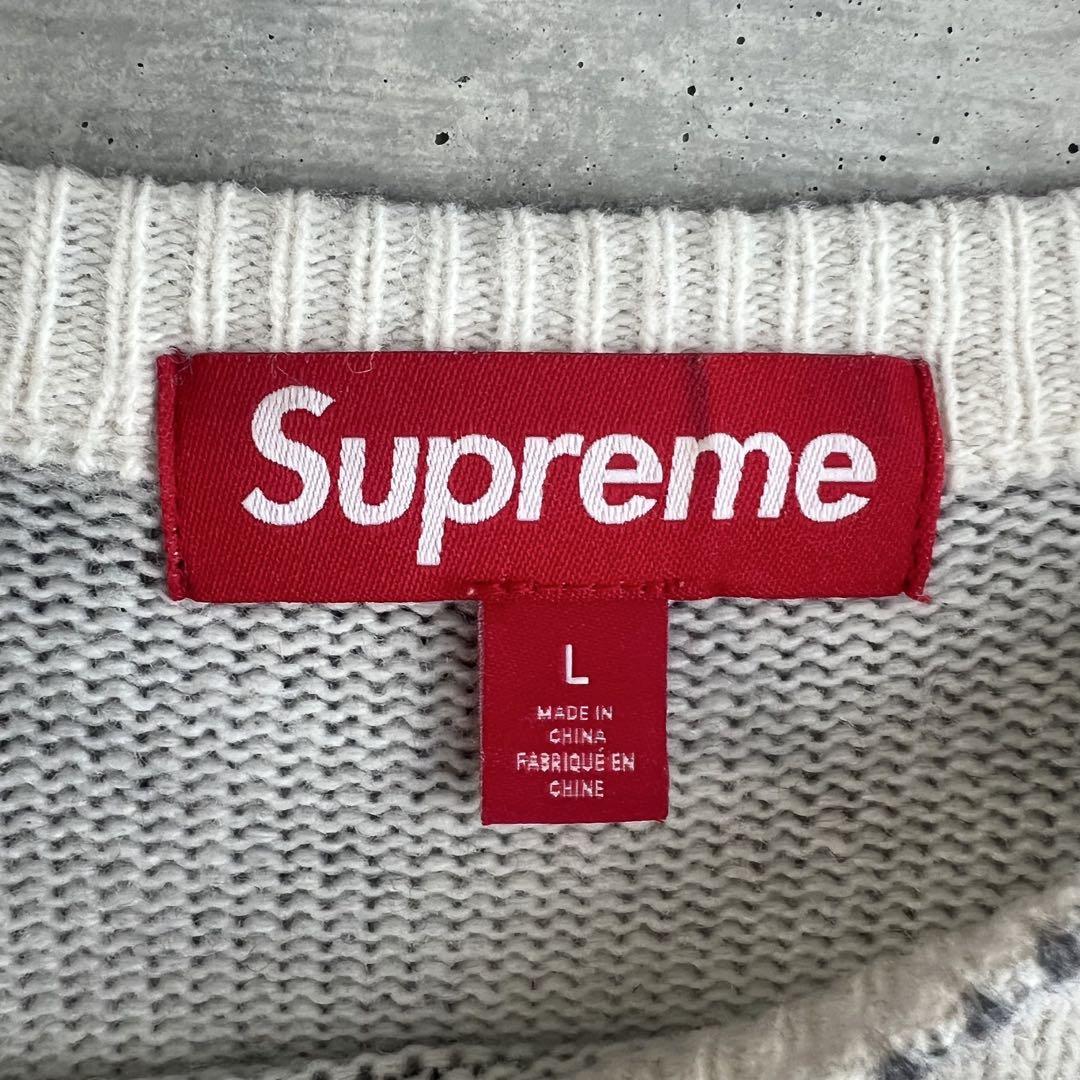 Supreme 23FW Blurred Logo Sweater シュプリーム