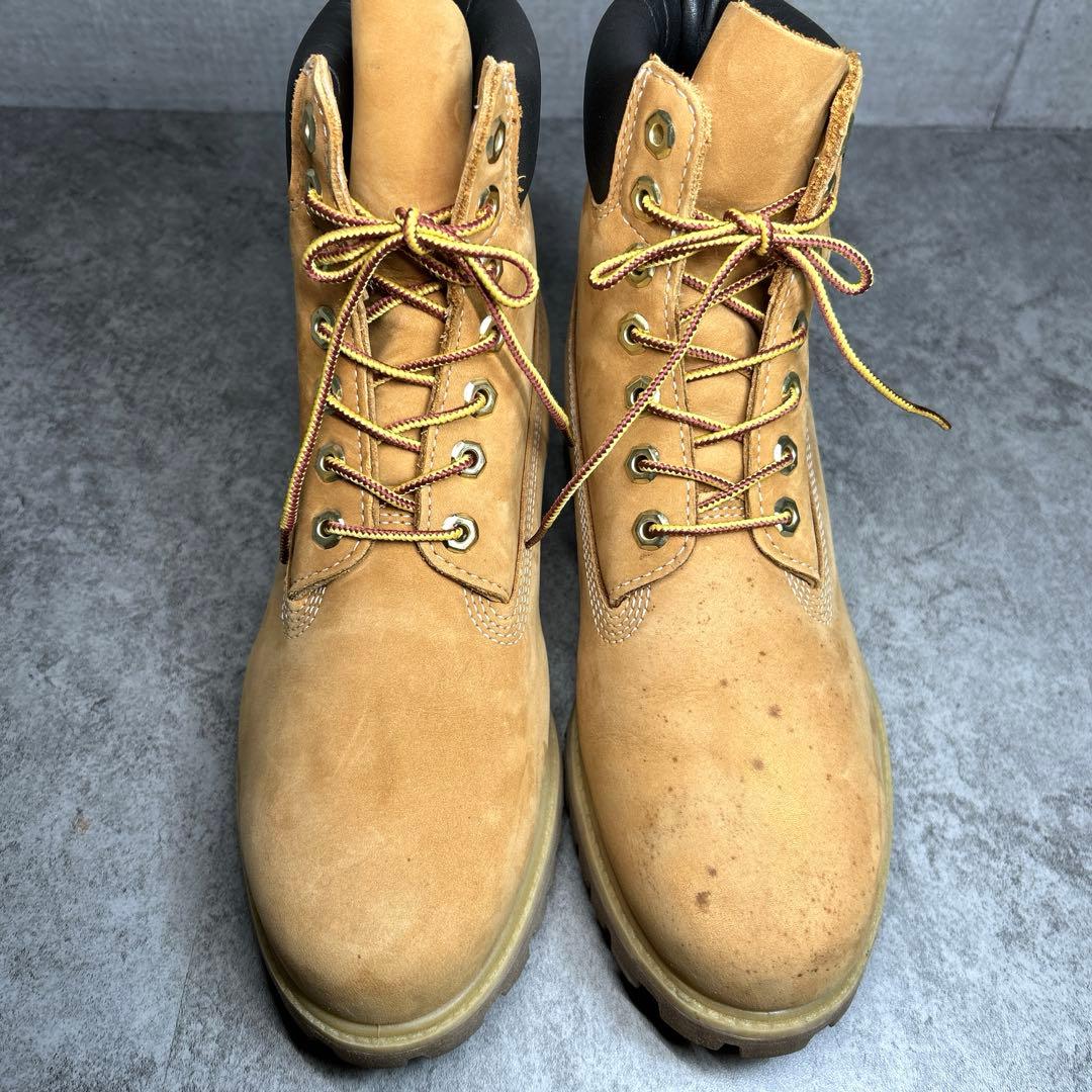 美品✨【Timberland】6インチプレミアブーツ/10061/ワークブーツ/ 美品✨【Timberland】6インチプレミアブーツ/10061/ワークブーツ/
