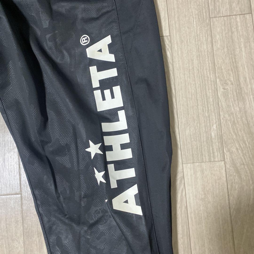 ATHLETA ピステ・ウィンドブレーカー Lサイズ ブラック　上下セットアップ