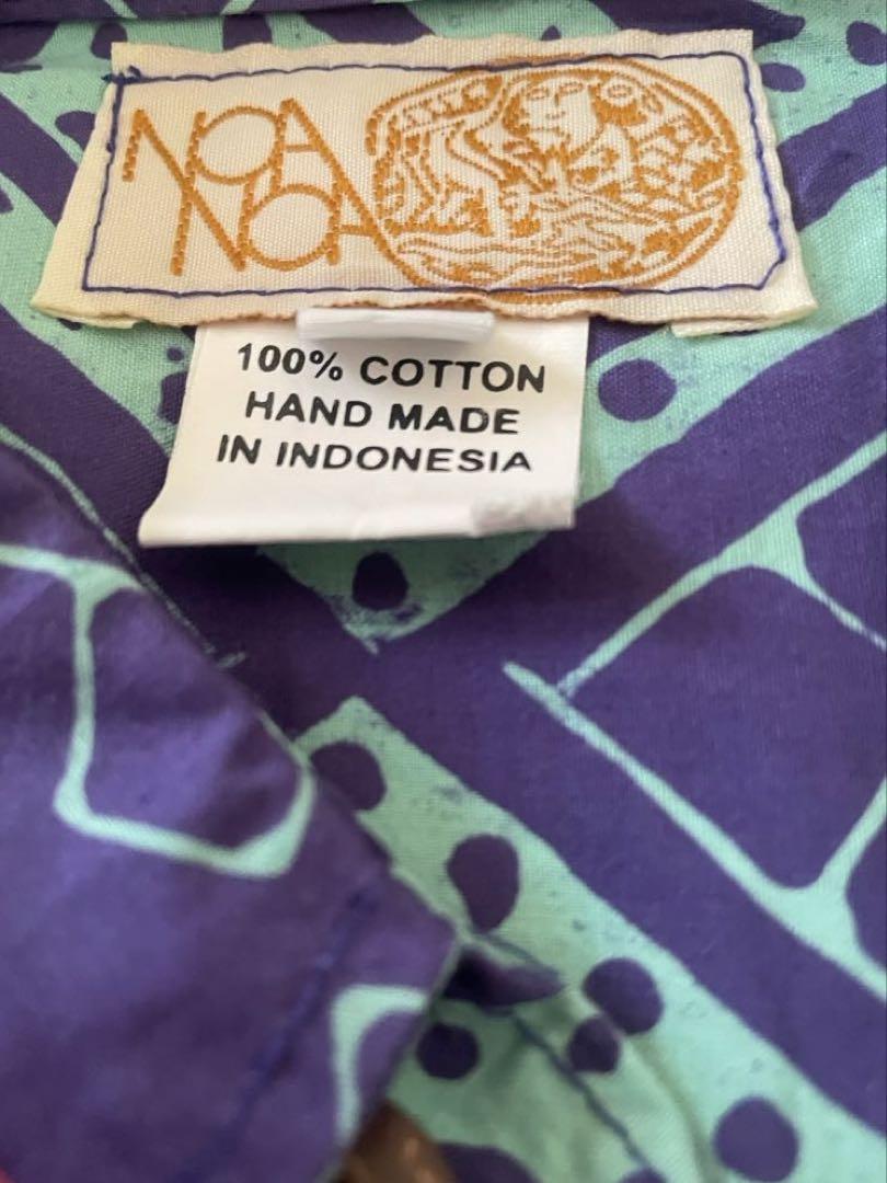 ノアノア　アロハシャツ　NOA NOA