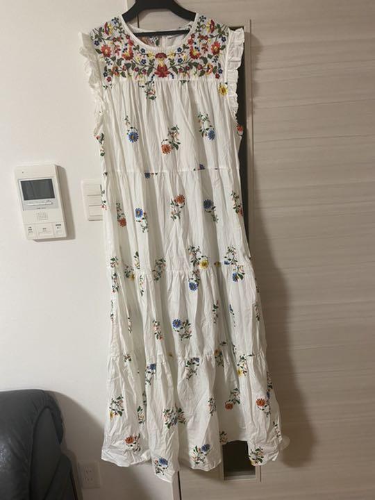 好評大特価 zara ミディ エンブロイダリー ワンピース vCWqE-m10209397559 定番人気定番