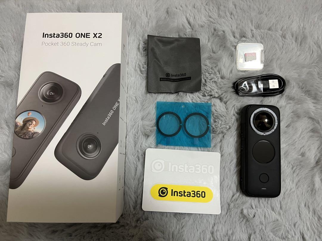 期間限定特別価格 insta360 ONE (モーターサイクルマウント付き) X2 ビデオカメラ