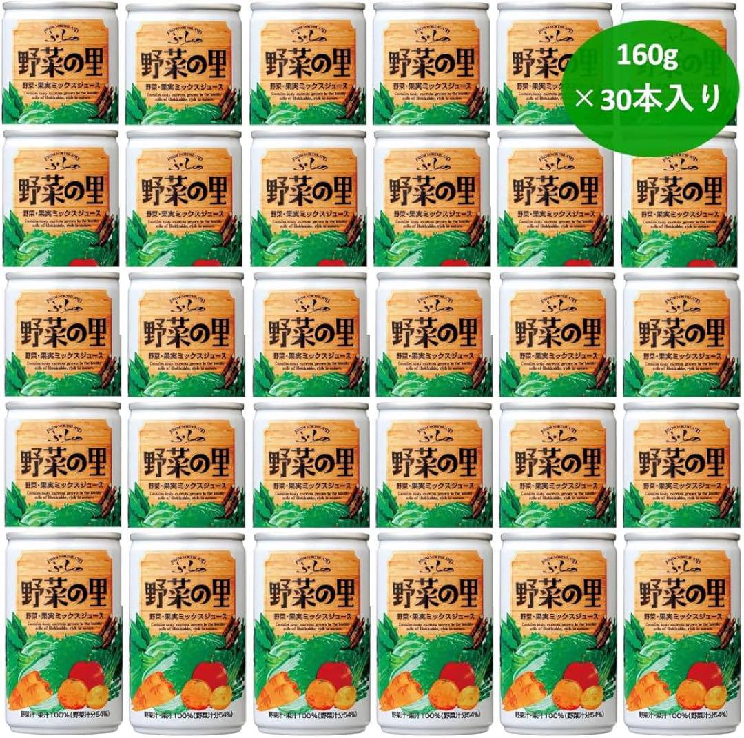 ふらの 野菜の里 野菜果実ミックスジュース160g×30本入り