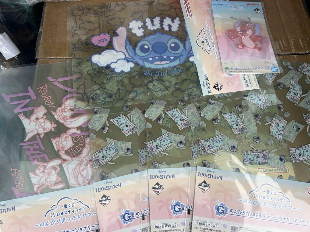 人気が高い スティッチ 一番くじ メルカリ - チャーム クリアファイル 6点セット ポスター