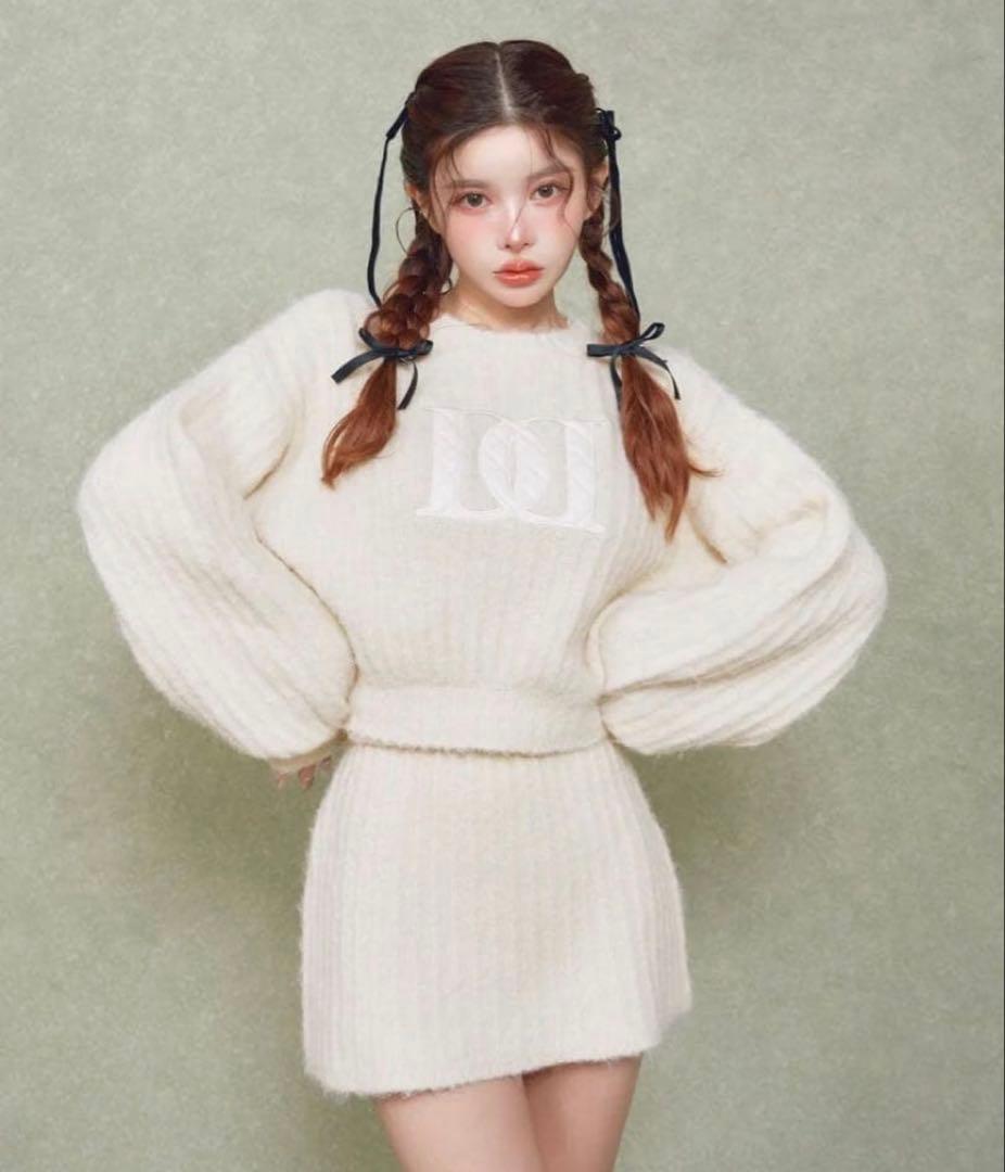 Darich ダーリッチ　キルティングロゴニットセットアップ