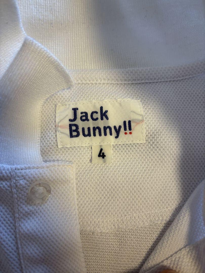 Jack Bunny!! ゴルフ刺繍シャツ サイズ4