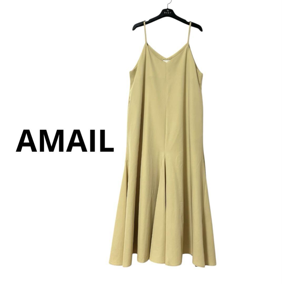 AMAIL アマイル キャミソール ワンピース　オールシーズン　フリーサイズ