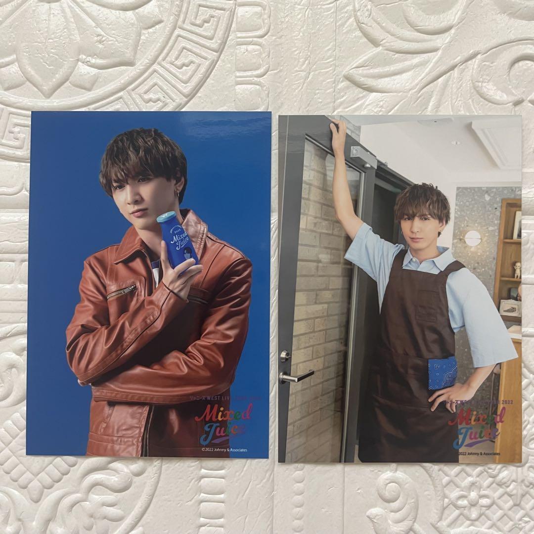 藤井流星 WEST. ジャニーズWEST 公式写真 フォトセット ミクジュ