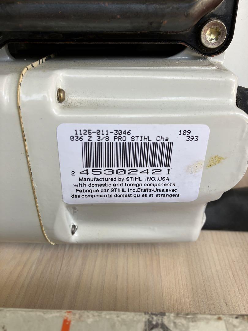 STHIL スチール チェーンソー 036 新品 未使用