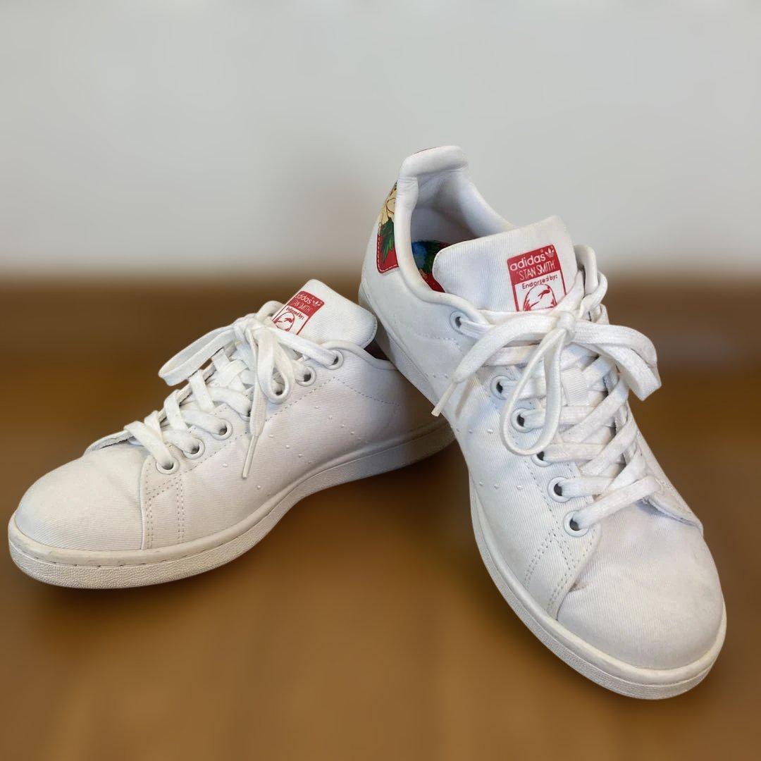 希少 adidas アディダス スタンスミス ボタニカル柄 フラワー柄 24.5