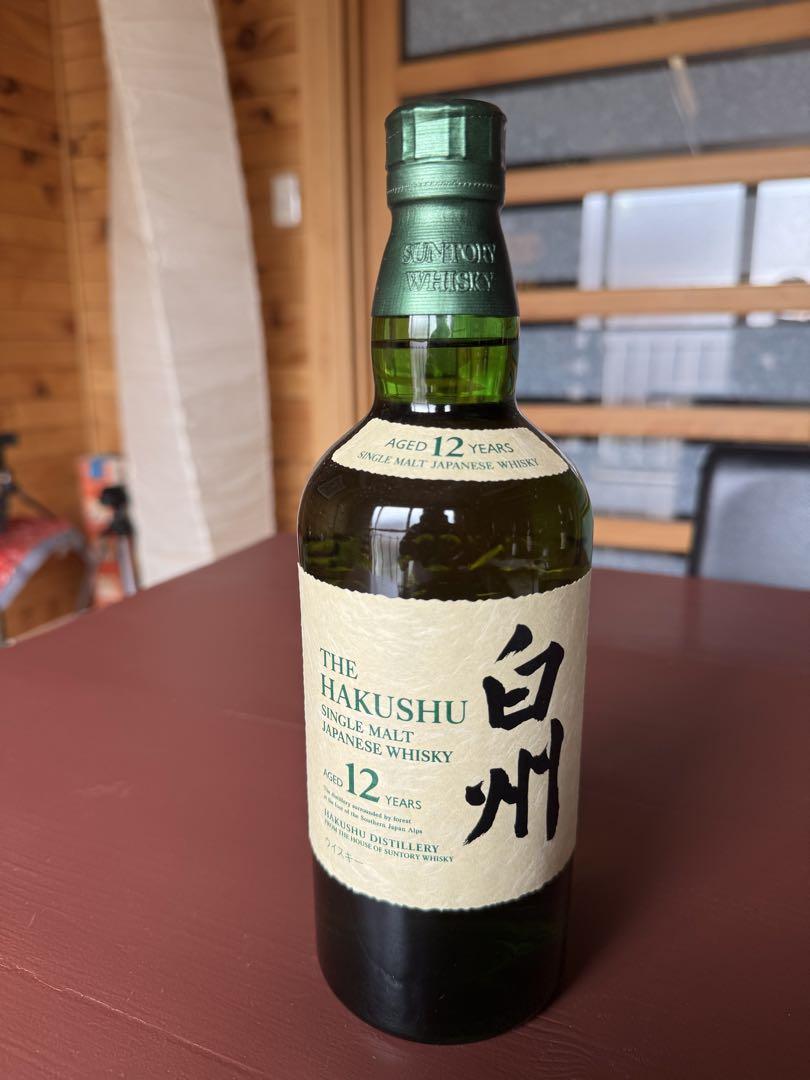白州 12年 シングルモルトウイスキー 700ml : 化粧箱付き