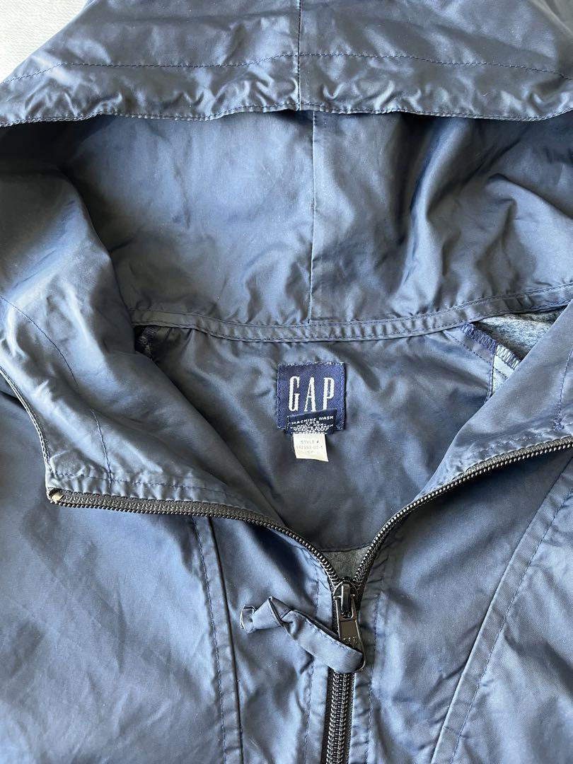OLD GAP 90s ナイロンアノラックパーカー ライトアウター 青