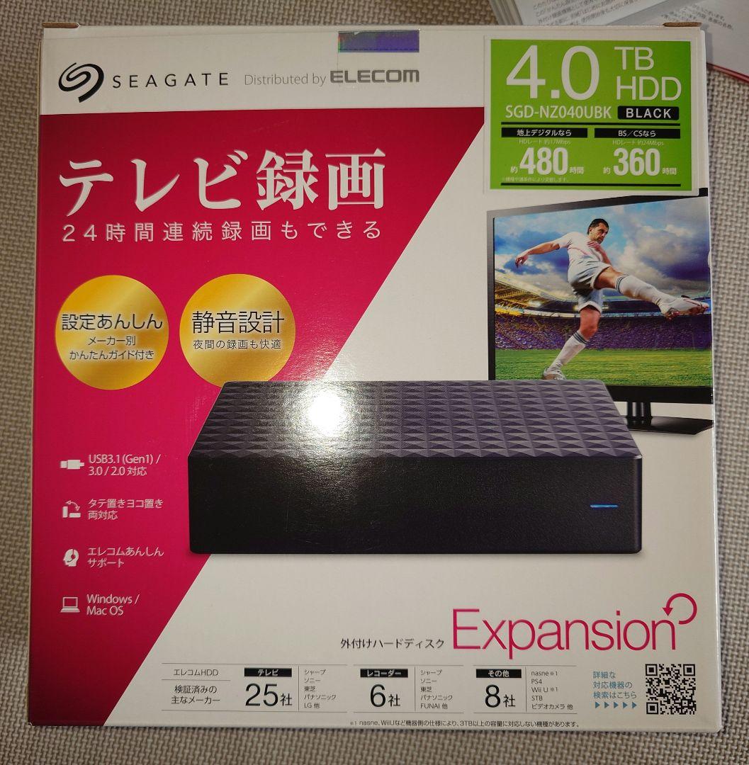 T*.様 Seagate Expansion 4.0TB 外付けHDD