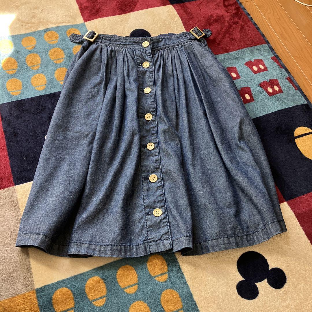 ブルーレーベル膝丈スカート