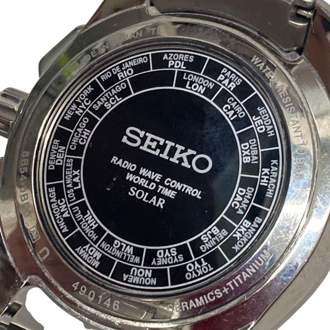 ま*ん様 O18551SEIKOブライツ8B54-0BF0 ソーラー時計