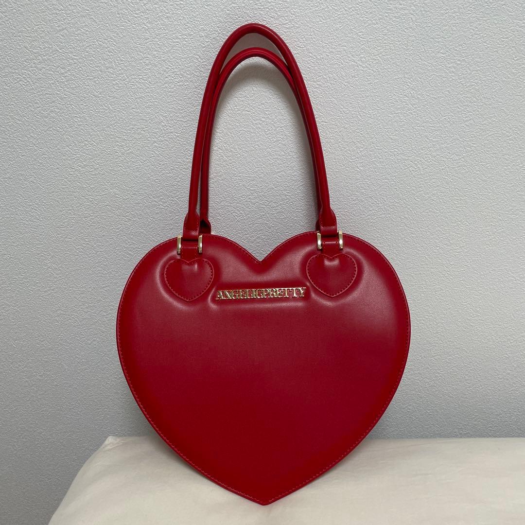 アンジェリックプリティ　ハートバッグ　アカ　美品