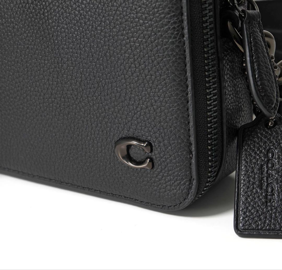 新品】COACH CR782 メンズ カメラバッグ スモール スクエア