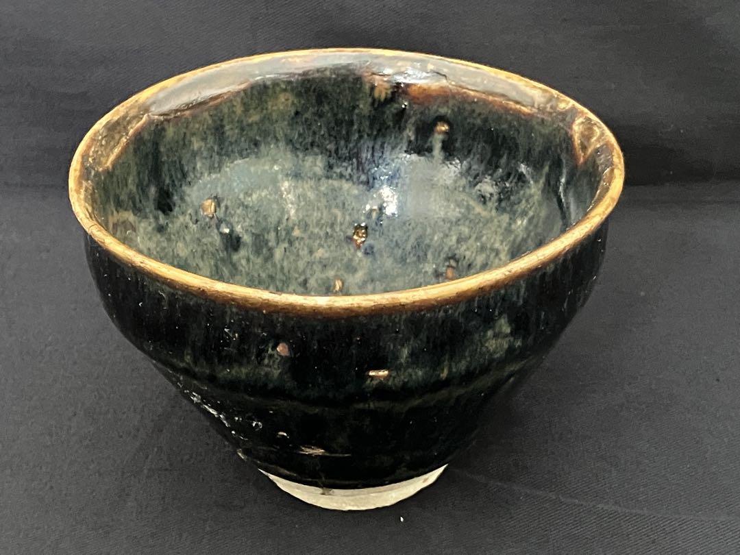 黒茶碗　天目茶碗　古美術　アンティーク