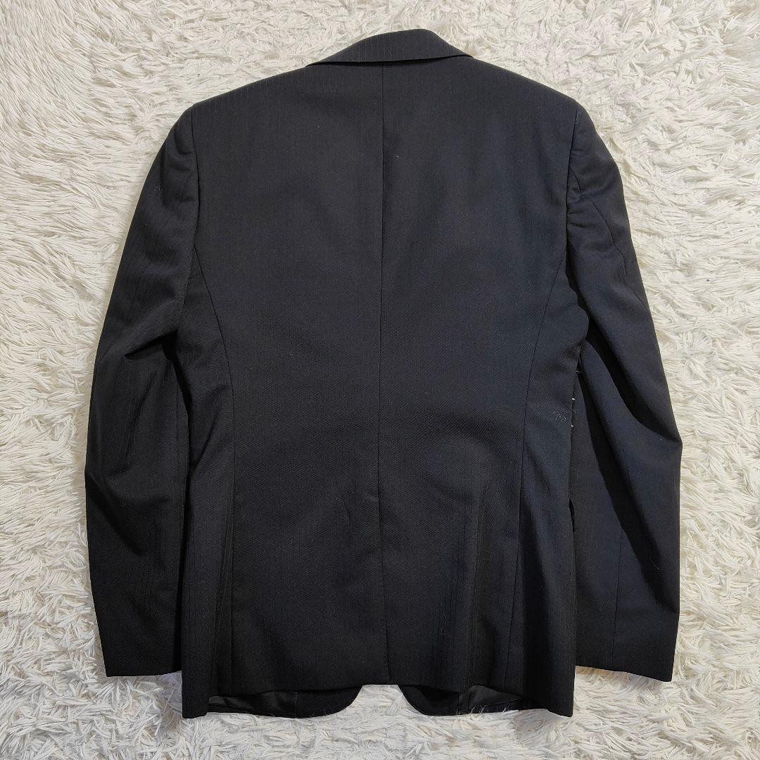 【極美品】スーツセレクト 3ピース ネイビー 柄 メンズ スーツ S 【極美品】スーツセレクト 3ピース ネイビー 柄 メンズ スーツ S