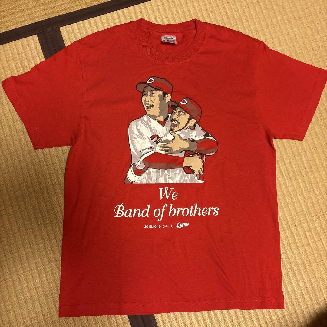 広島東洋カープ 記念Tシャツ 新井貴浩 菊池涼介 カープ Mサイズ