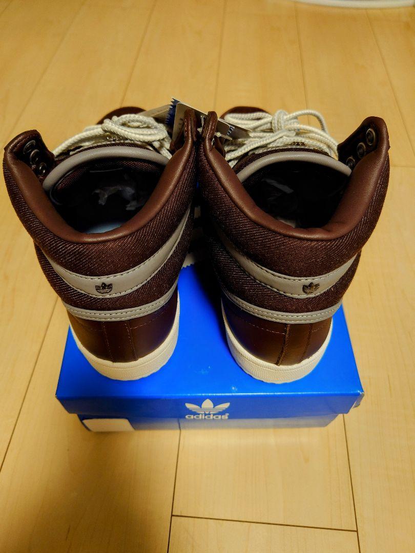 adidas TOP TEN HI ブラウン 26.0cm 画像5