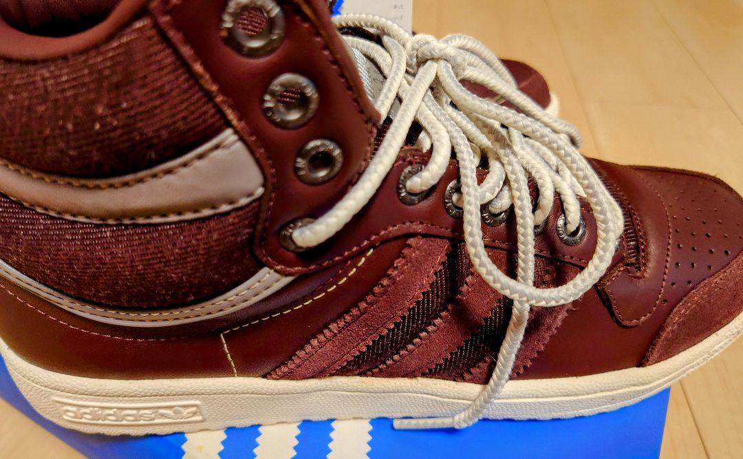 adidas TOP TEN HI ブラウン 26.0cm 画像7