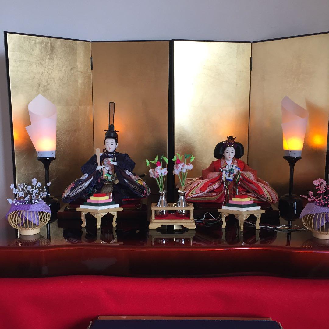 雛人形 親王台飾り 芥子 展示品