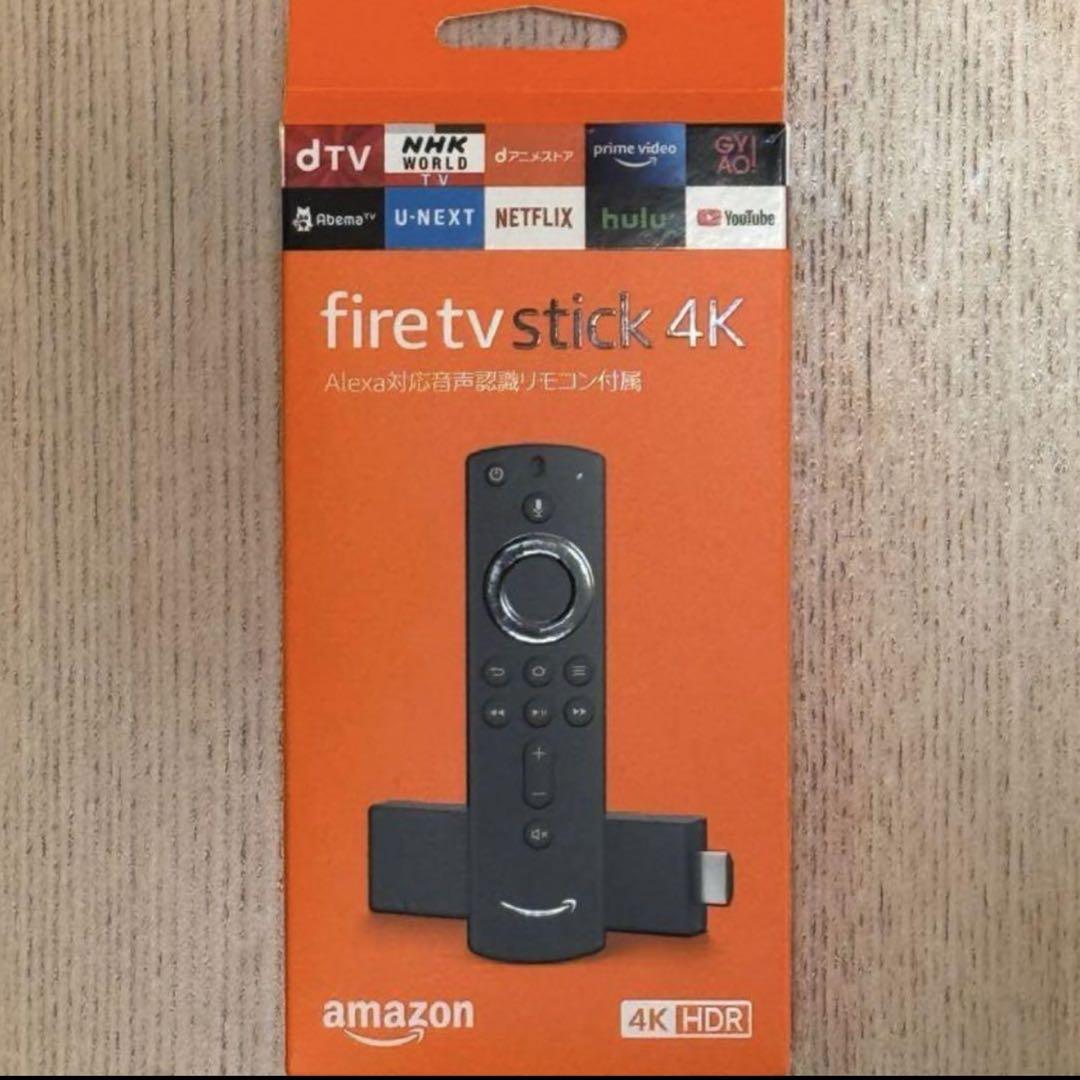 【未使用に近い】 FireTVStick4K Alexa対応音声認識リモコン付
