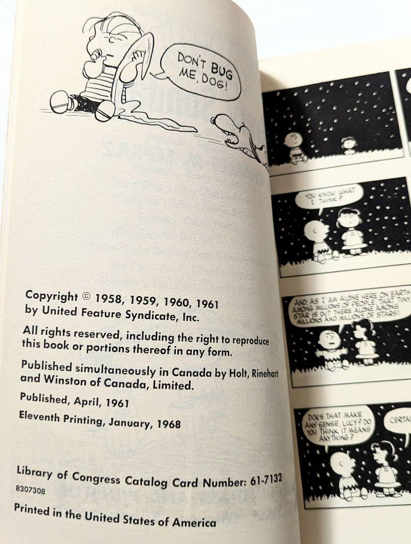 確認用◆洋書 稀少 ヴィンテージ☆1968年出版 ピーナッツ ペーパーバック◆ ◇洋書 稀少 ヴィンテージ☆1968年出版 ピーナッツ ペーパー