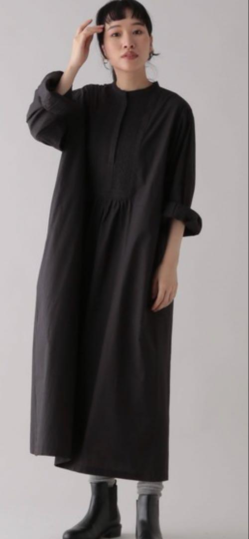 未使用品 natural by Studio Clipブラック ロングワンピース