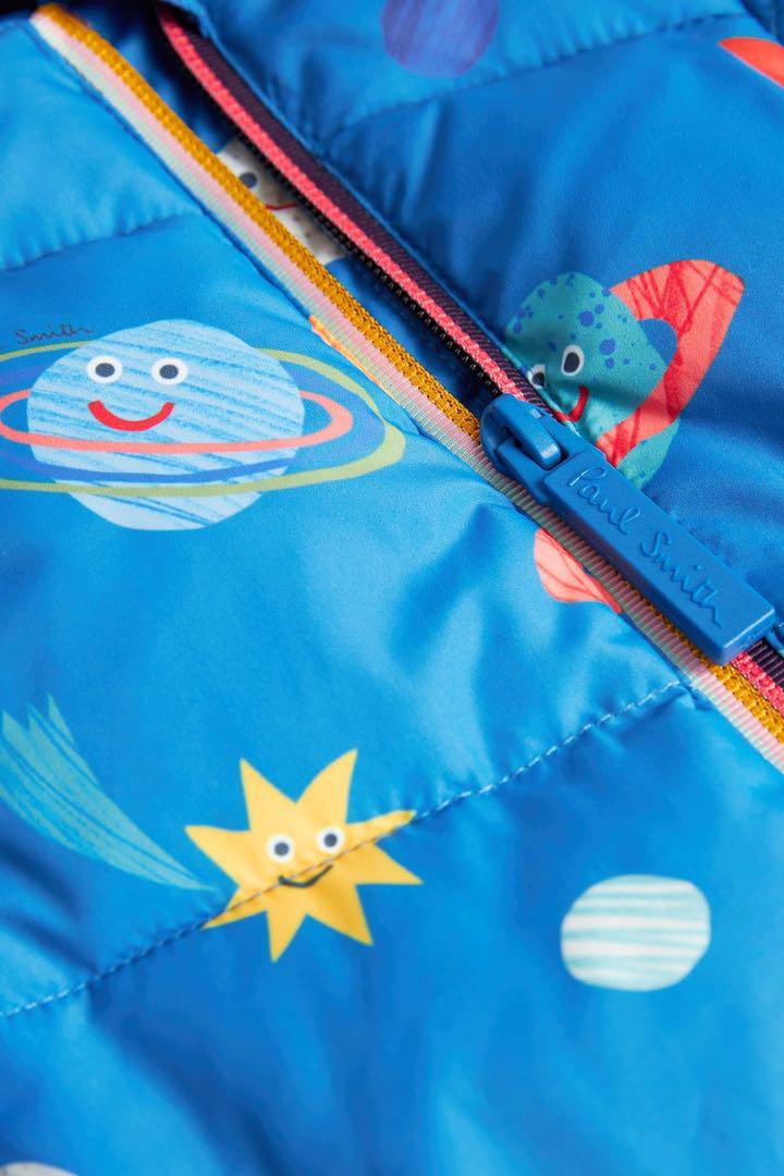 新品 ポールスミス 宇宙柄 ジャンプスーツ ベビーアウター 9-12M