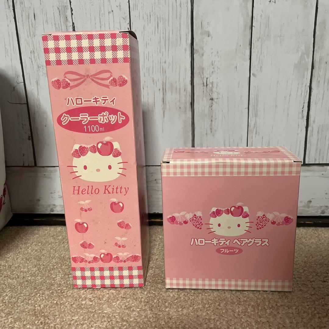 【希少・新品】ハローキティ　ペアグラス&クーラーポット　セット