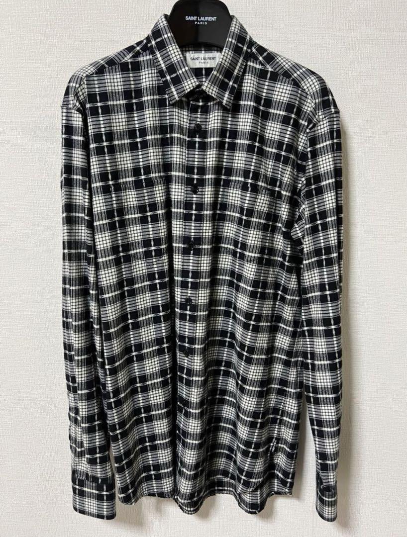 【新品】 SAINT LAURENT チェックシャツ