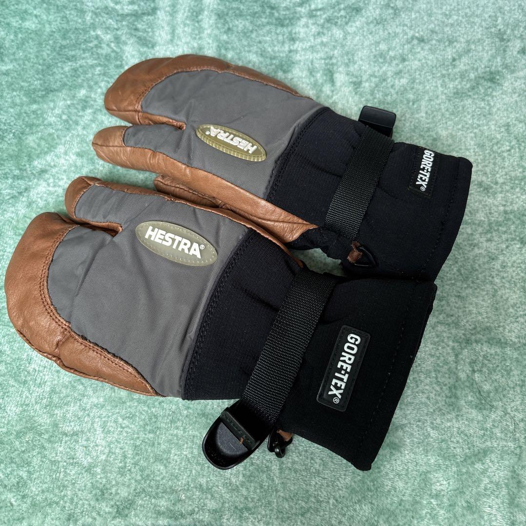 HESTRA ヘストラ 3-FINGER GTX ゴアテックス レザー サイズ5