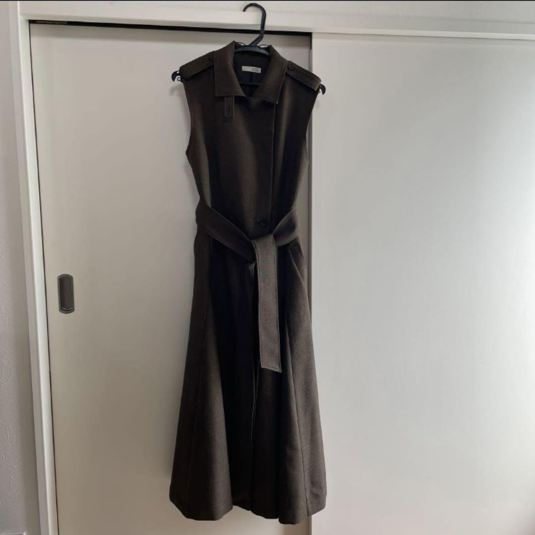 Sleeveless Coat Dress – L'AUBE BLANC