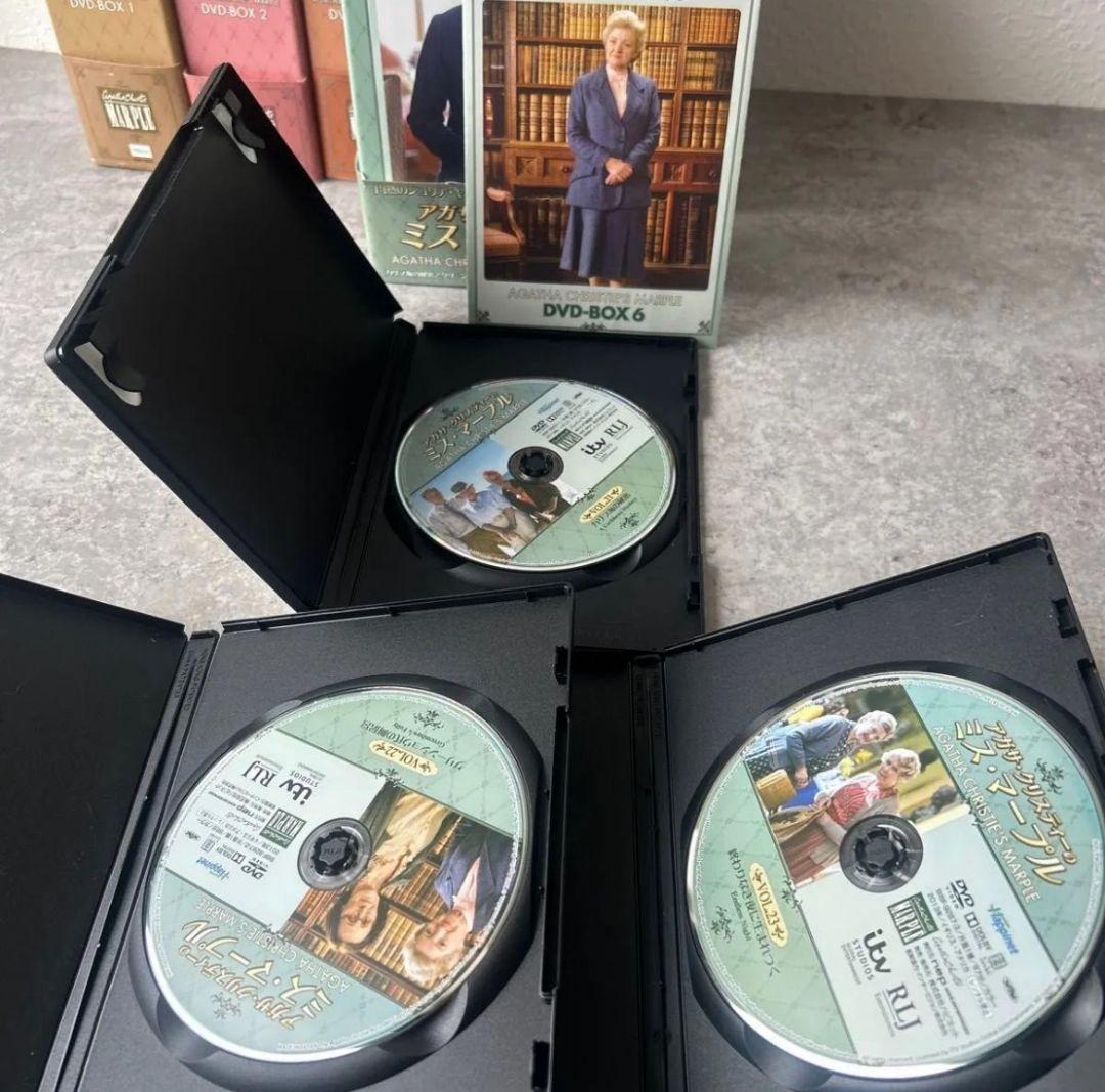 中古品☆アガサ・クリスティーのミス・マープル DVD-BOX 1〜6 セット