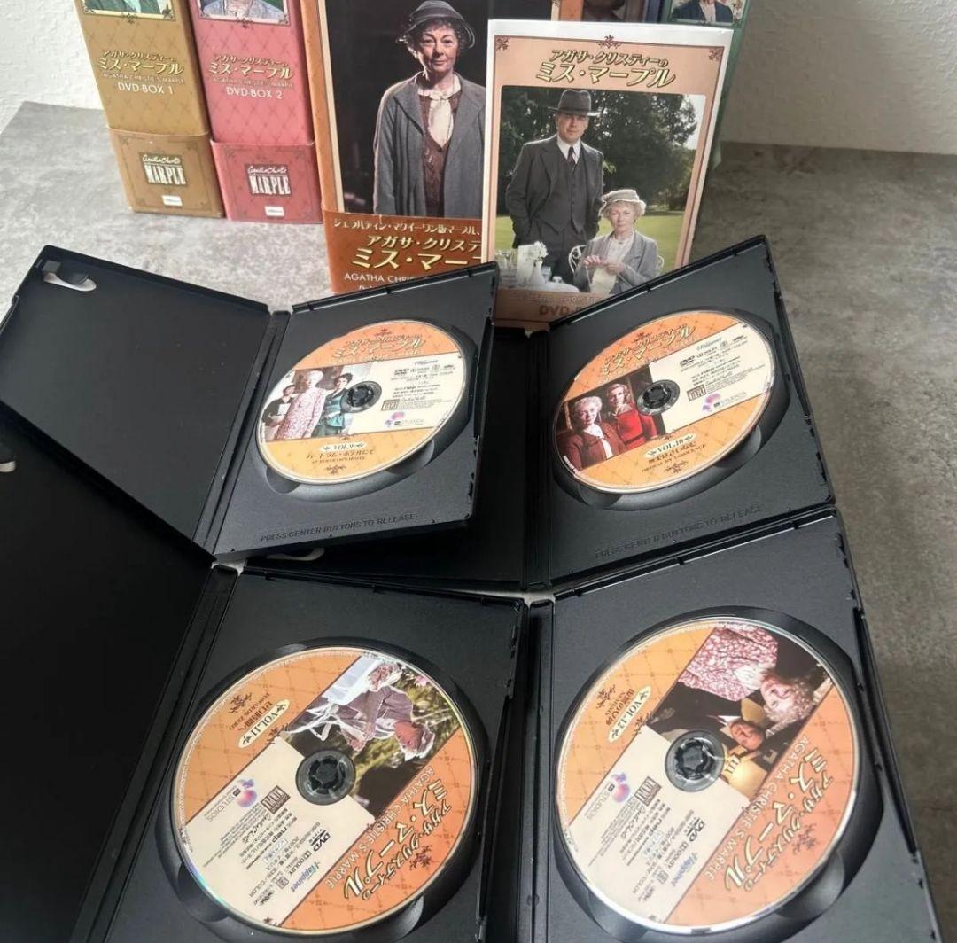 中古品☆アガサ・クリスティーのミス・マープル DVD-BOX 1〜6 セット