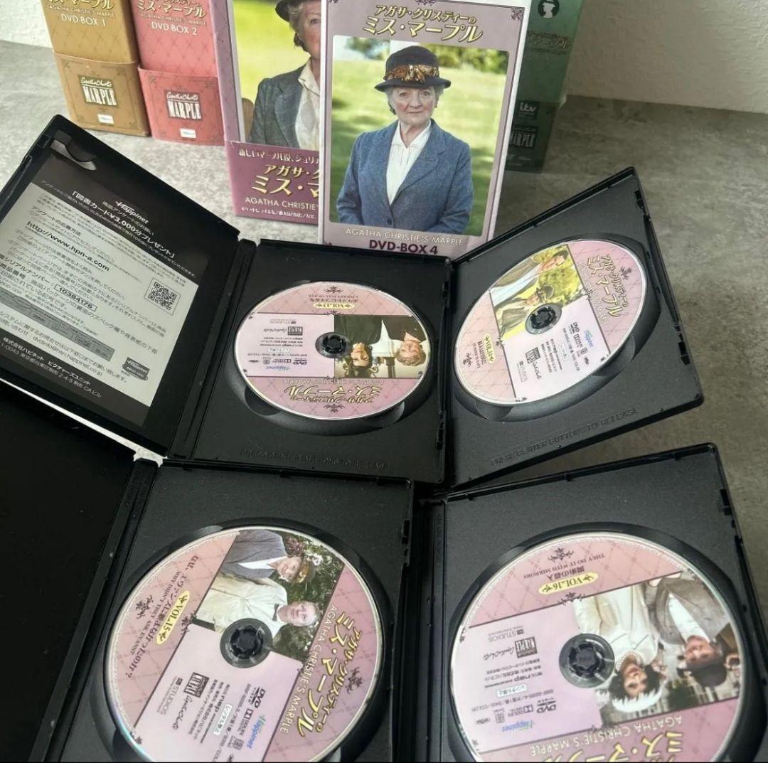中古品☆アガサ・クリスティーのミス・マープル DVD-BOX 1〜6 セット