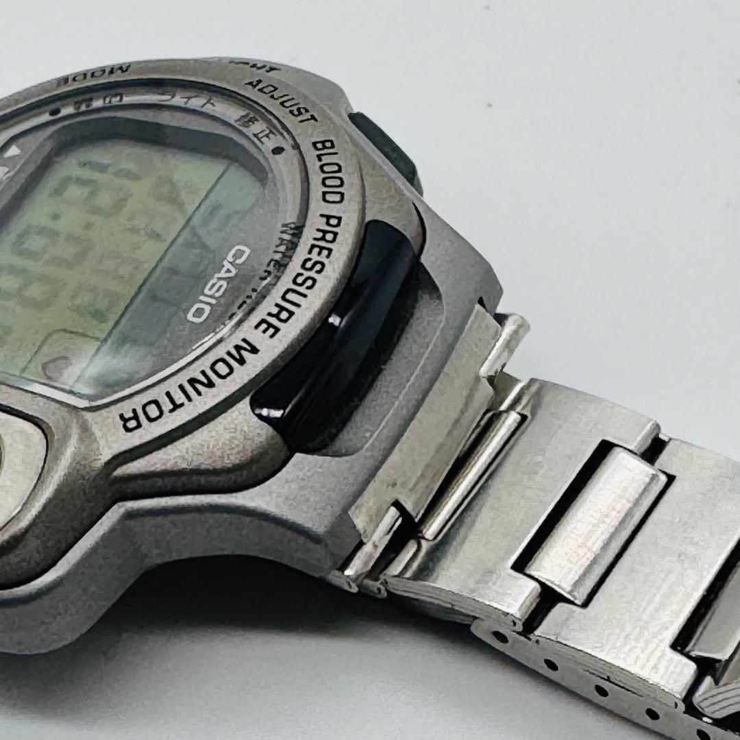 A1565]1円～☆メンズデジタル腕時計 カシオCASIO BP-1B 血圧計