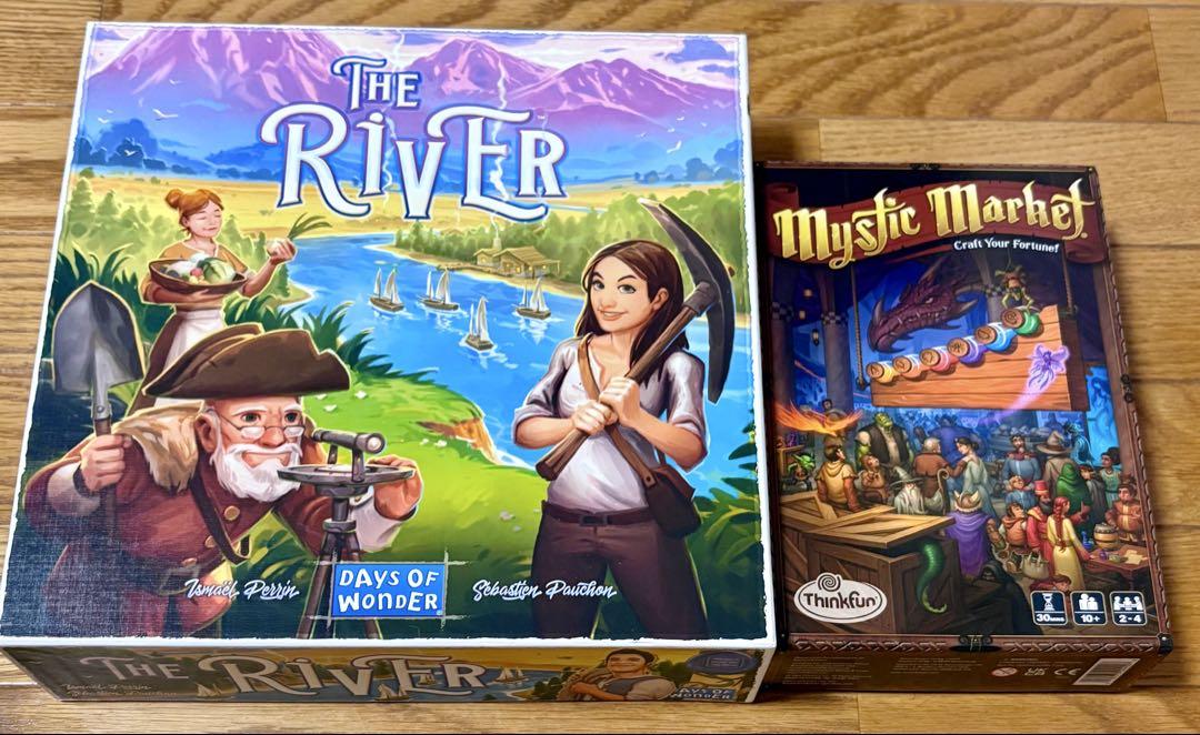ミスティックマーケット　ザ•リバー　ボードゲーム　the river