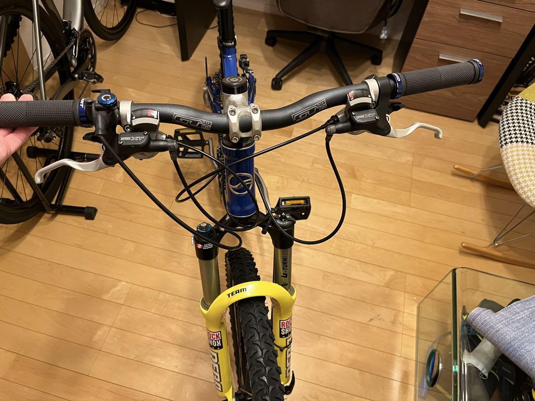 【良好品】 状態良好❗️GIANT フルサスペンション MTB 複数パーツ新品 自転車本体