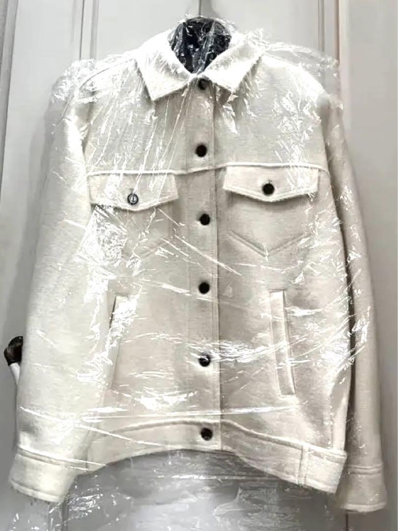 2021年SPORTMAX【MAX MARAホワイトブルゾンコートSIZE40】 2021年SPORTMAX【MAX MARAホワイトブルゾンコートSIZE40】
