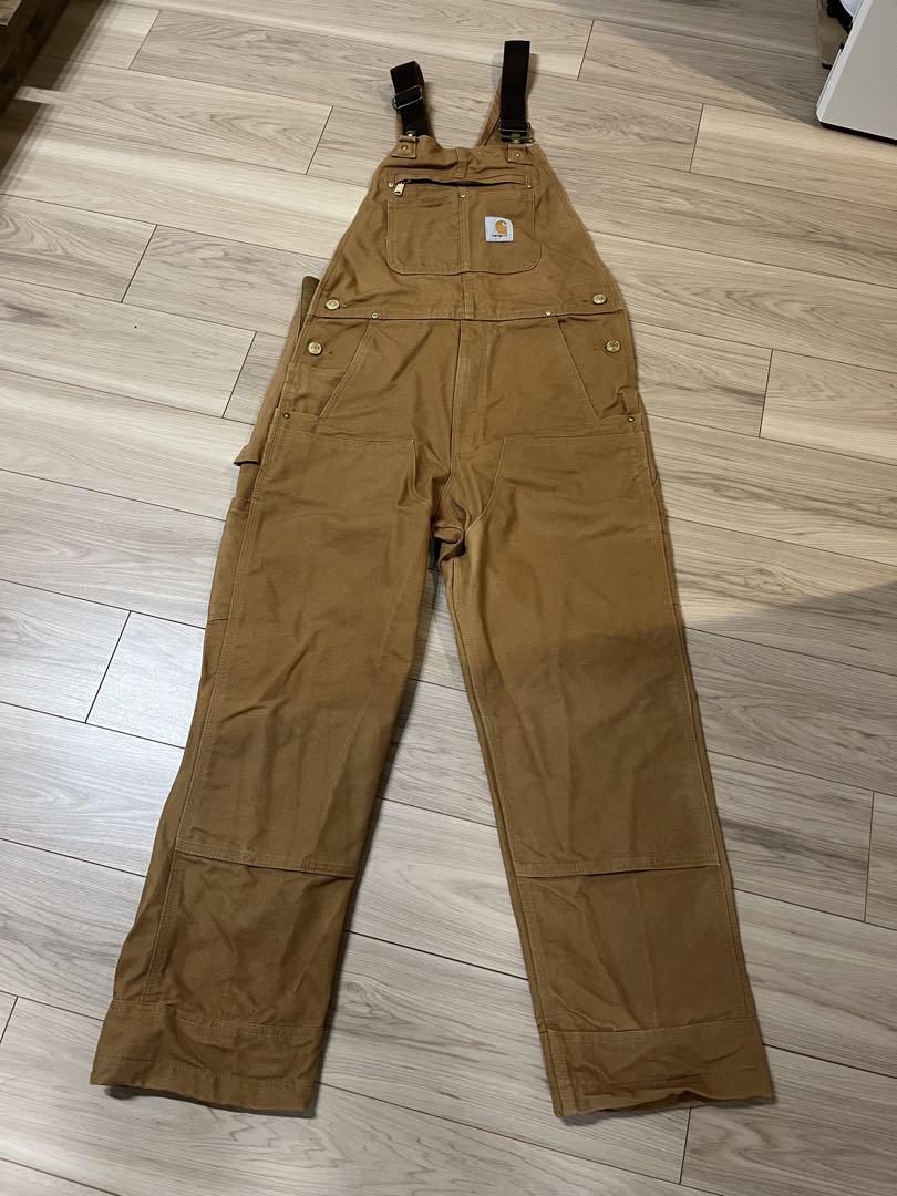 Carhartt ブラウン オーバーオール
