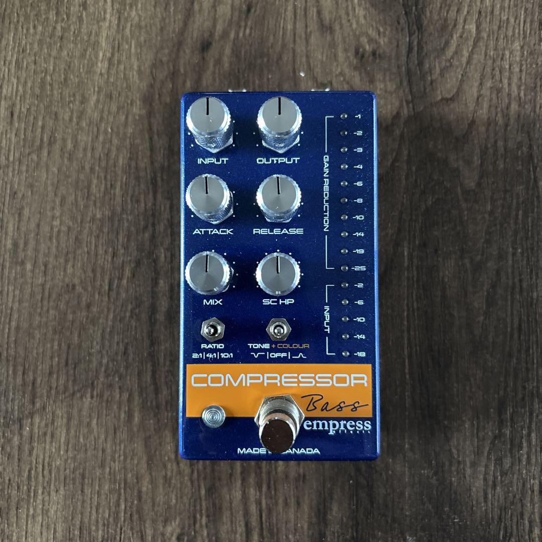 ベース Empress Effects Bass Compressor Blue